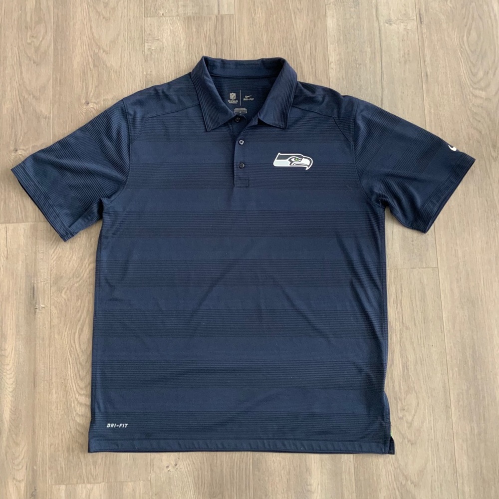NFL Nike Seahawks Blue T-shirt Men Size L. A